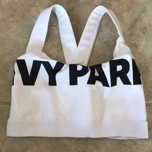 Ivy Park logo sports bra